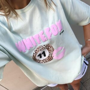 11th Street Concrete Jungle Oversized Tee Iced Matcha