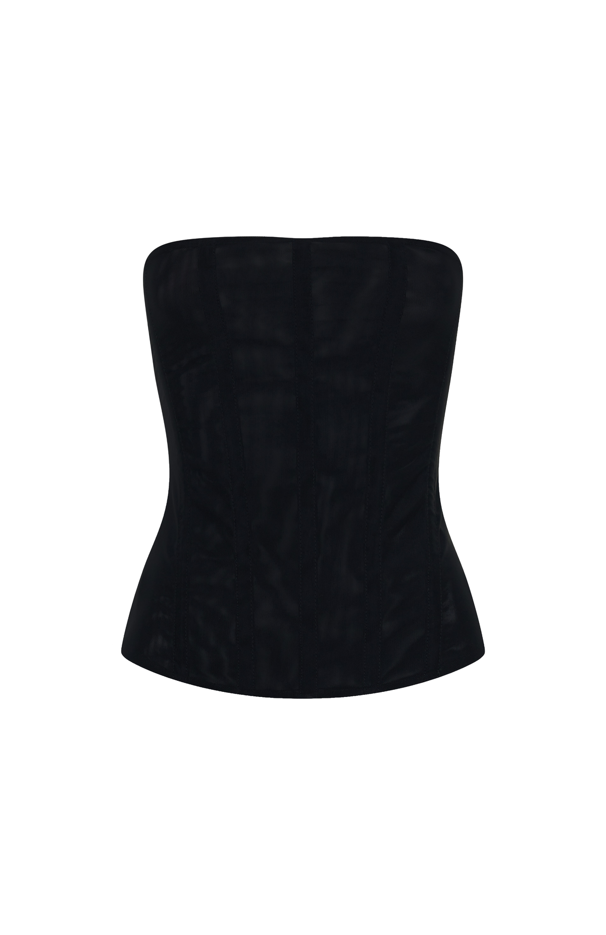 Tell Me A Secret Strapless Bustier Black